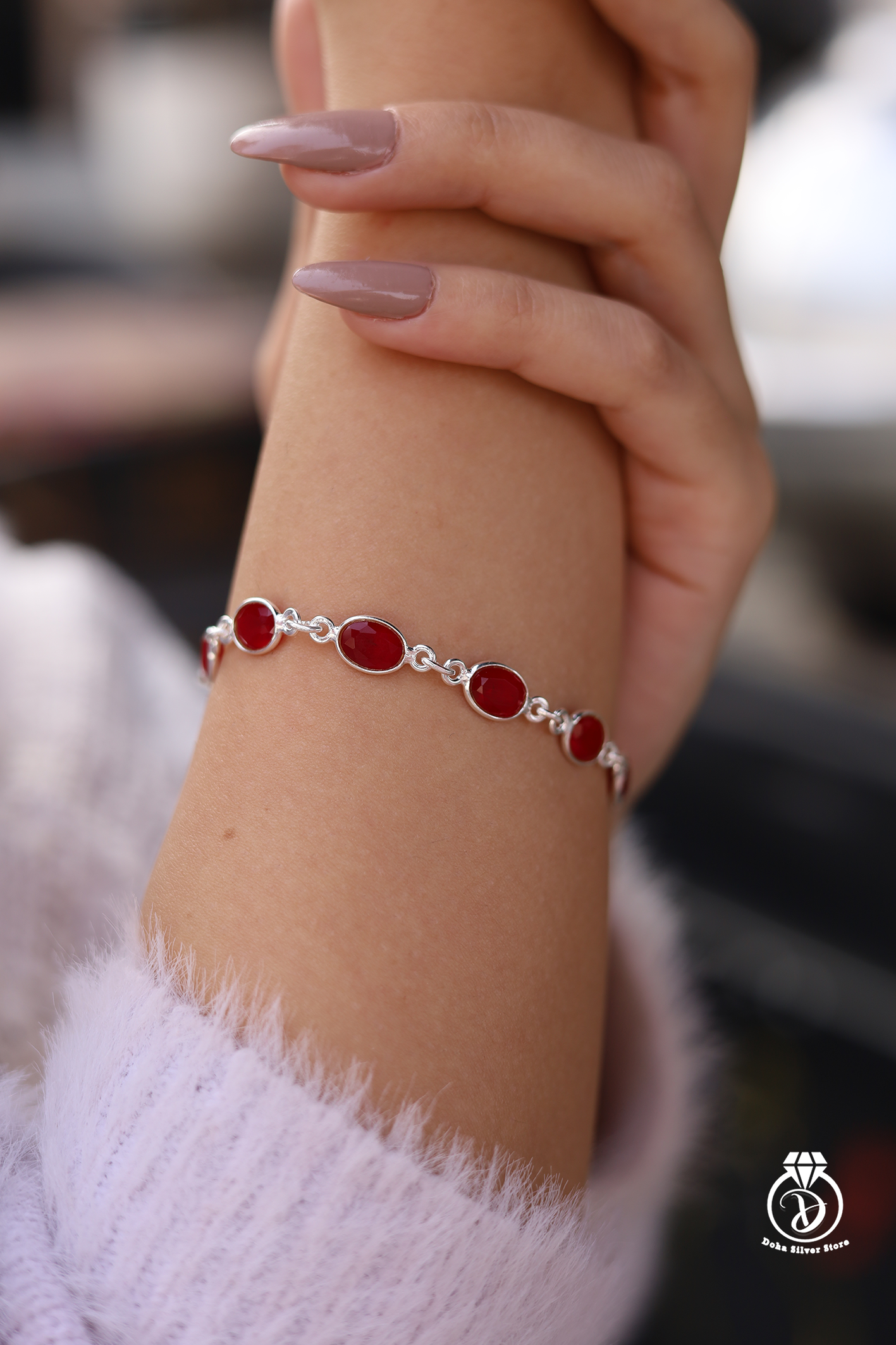 Red Agate Bracelete