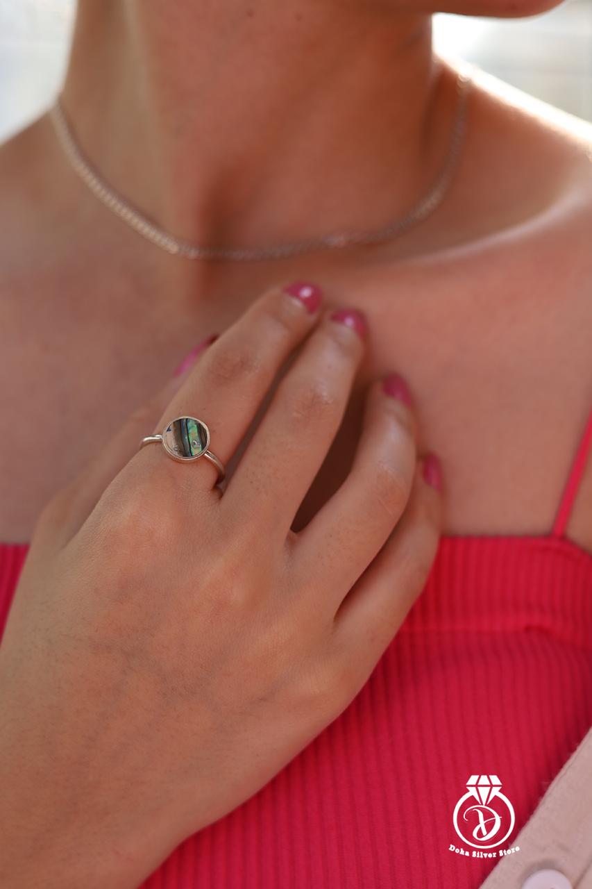 Abalone shell Ring