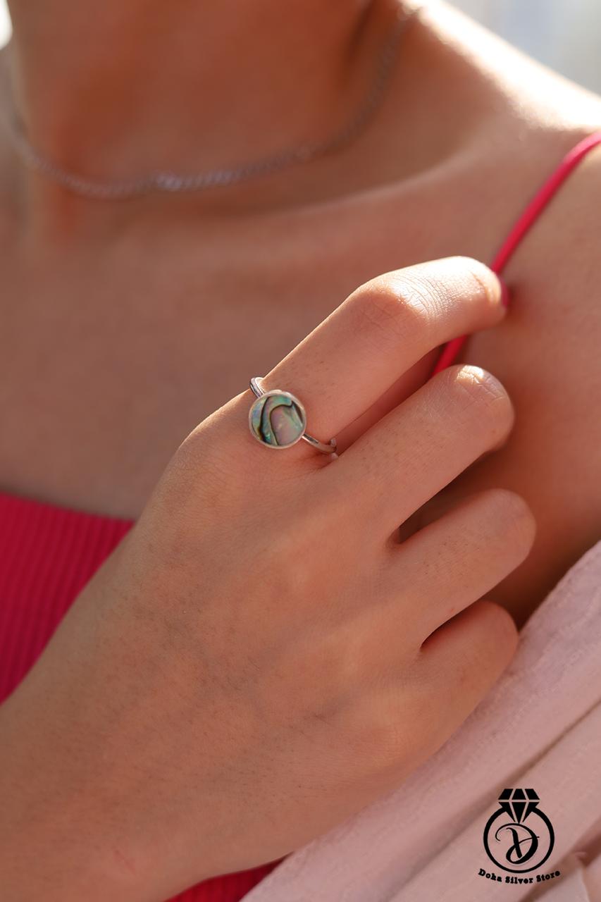 Abalone shell Ring