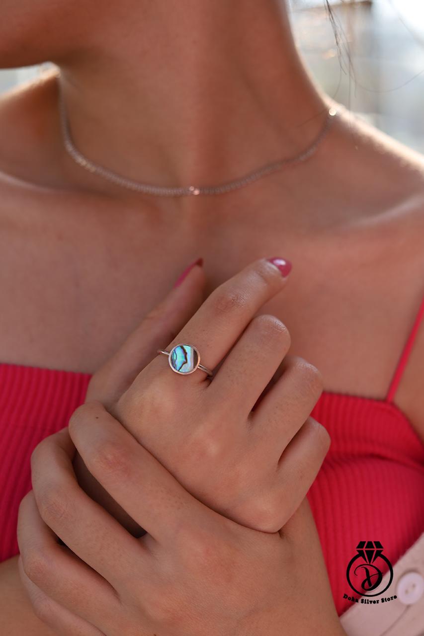 Abalone shell Ring