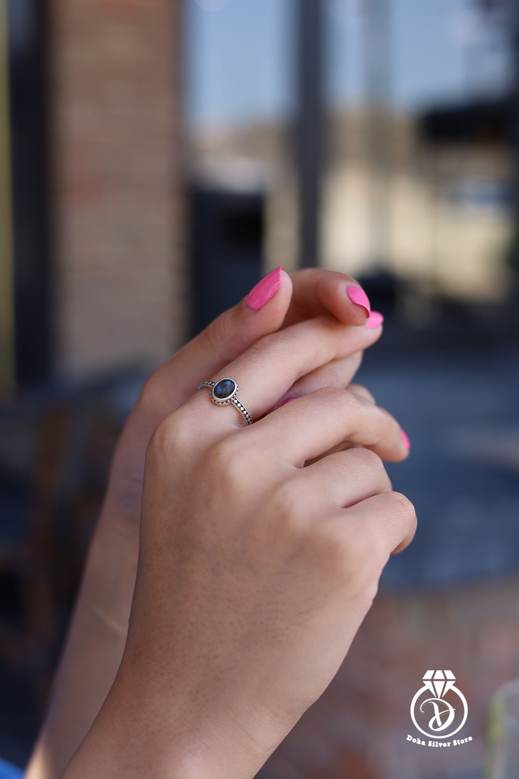 Labradorite Stone Ring