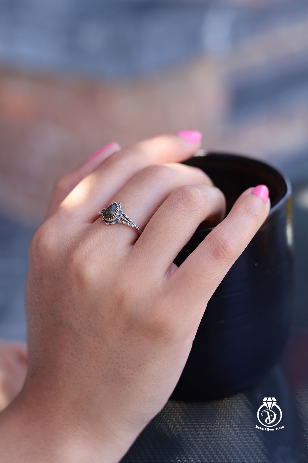 Labradorite Stone Ring