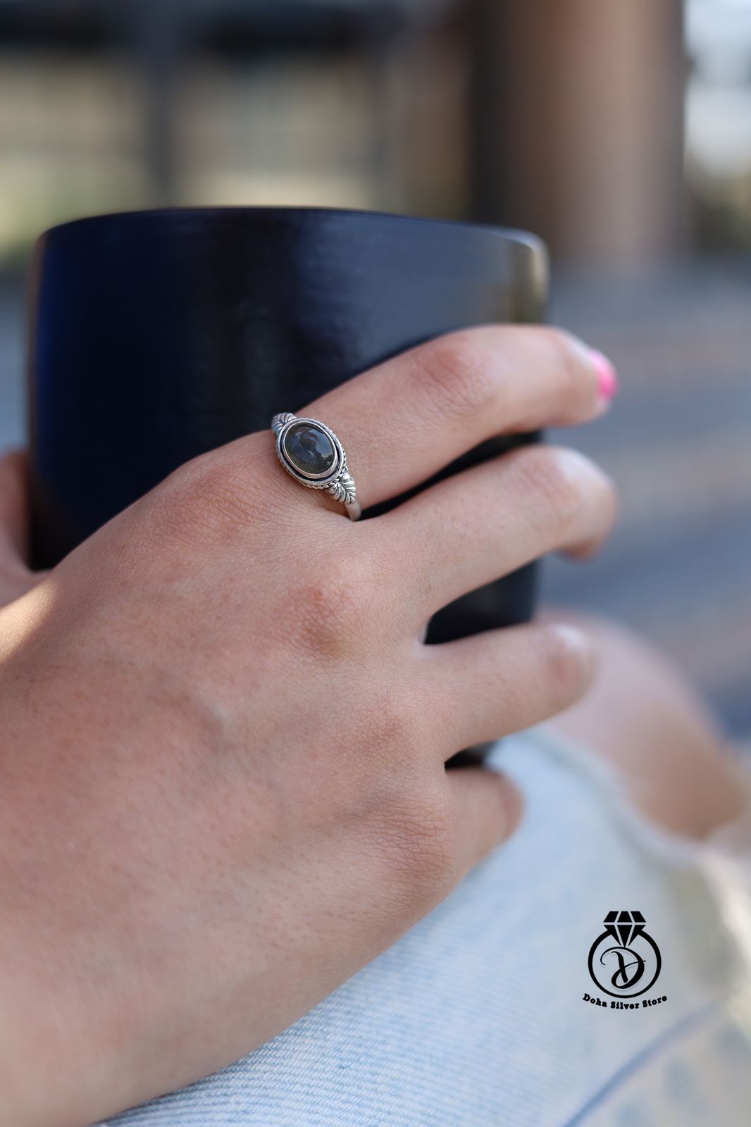Labradorite Stone Ring