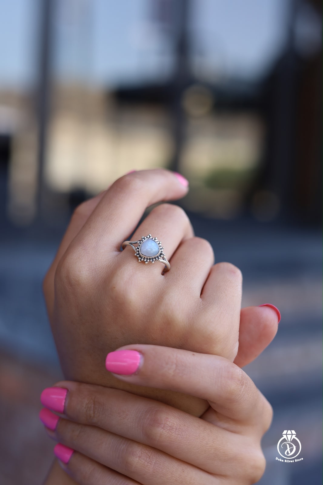 Moon Stone Ring