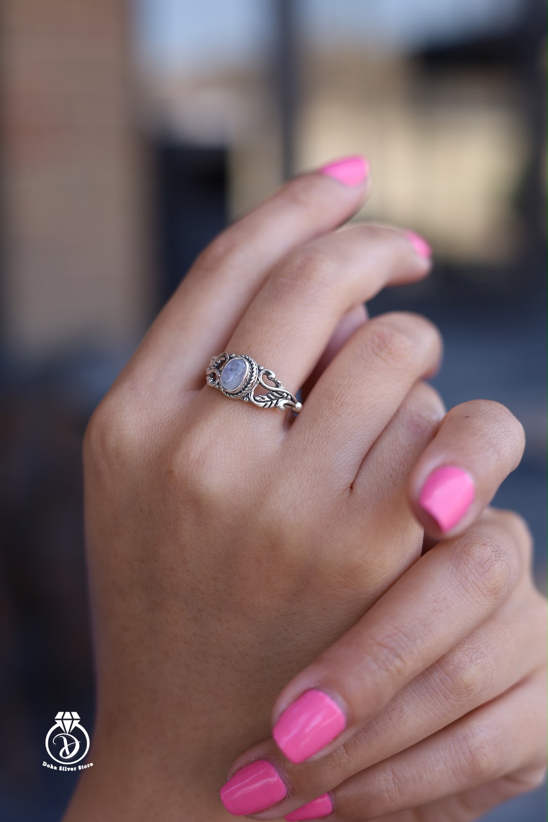 Moon Stone Ring