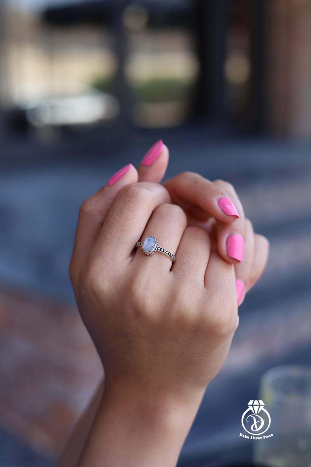Moon Stone Ring