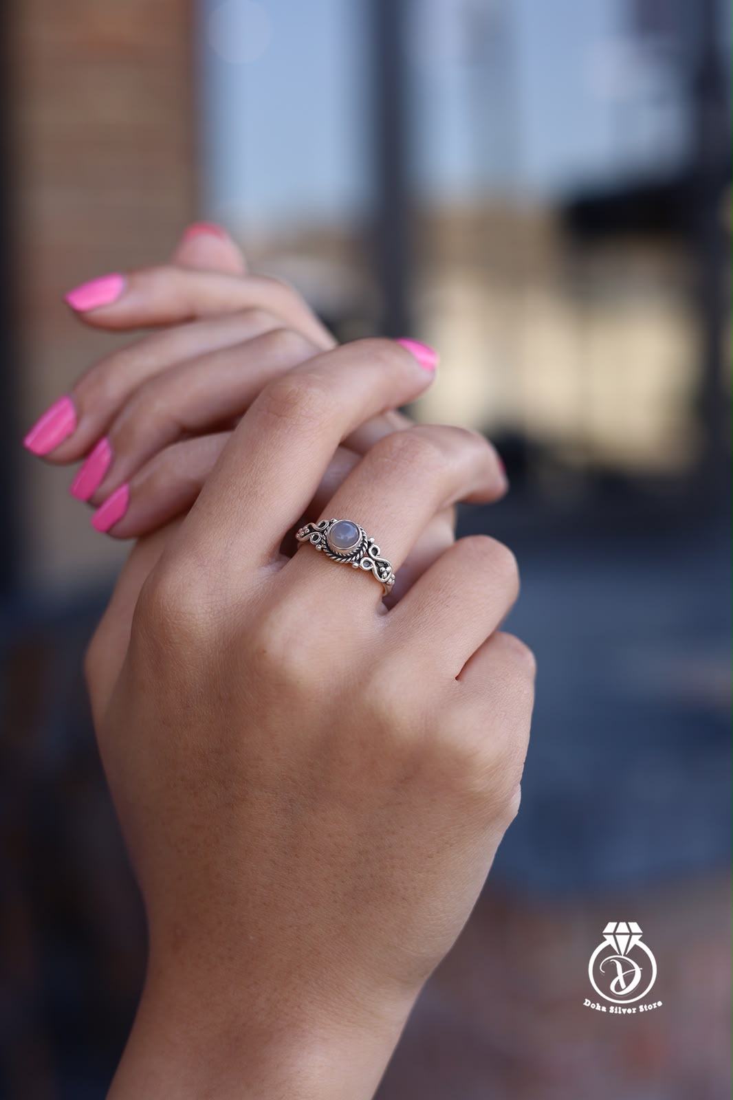 Rose Quartz Stone Ring