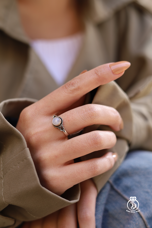 Moon Stone Ring
