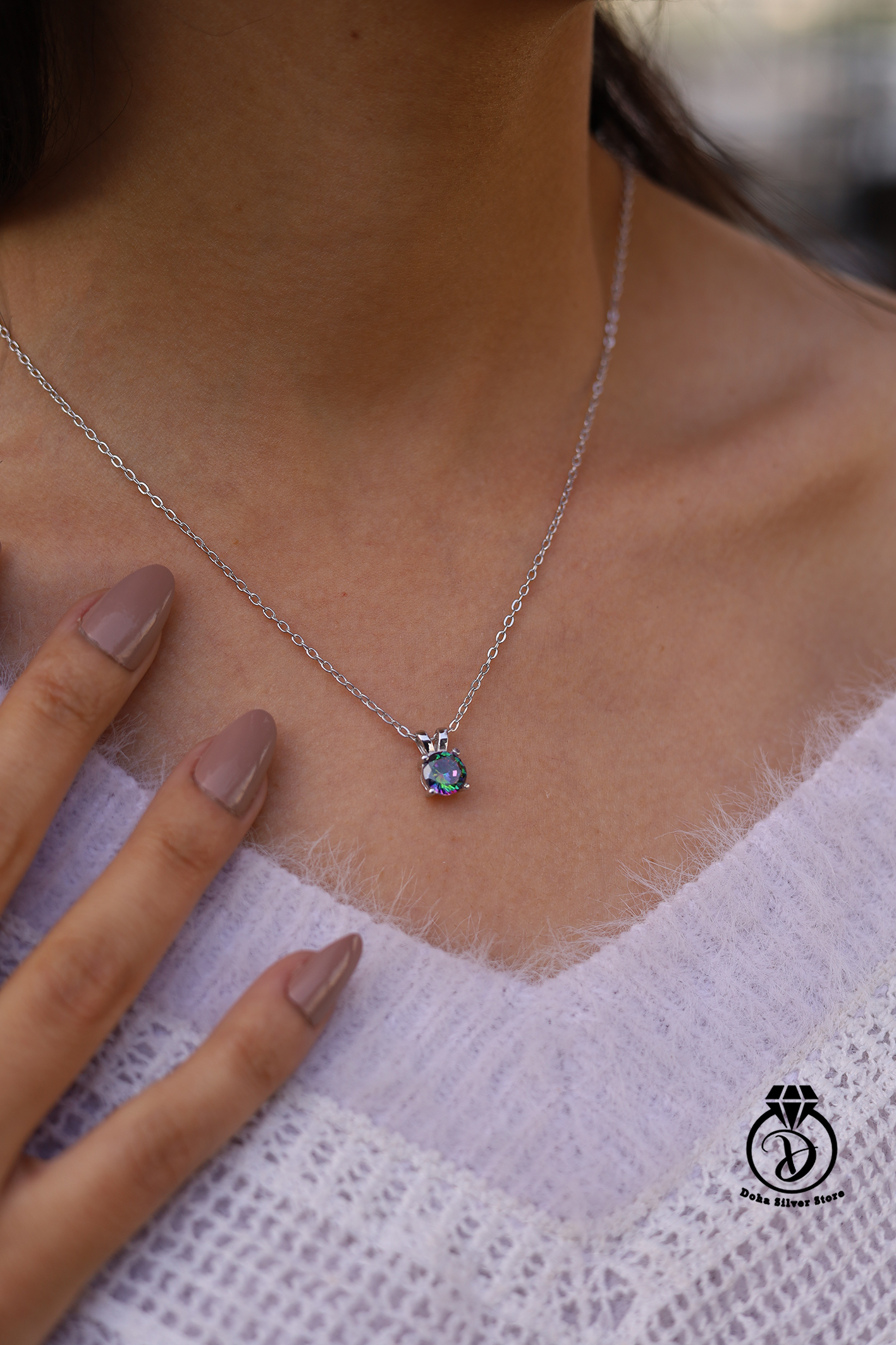 Amethyst Stone Necklace