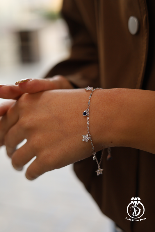 Star & Blue zircon Bracelet