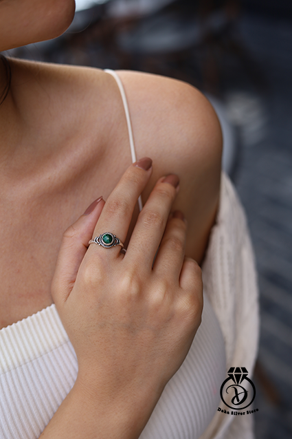 Malachite Stone Ring