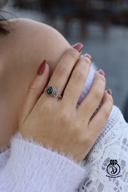 Labradorite Stone Ring