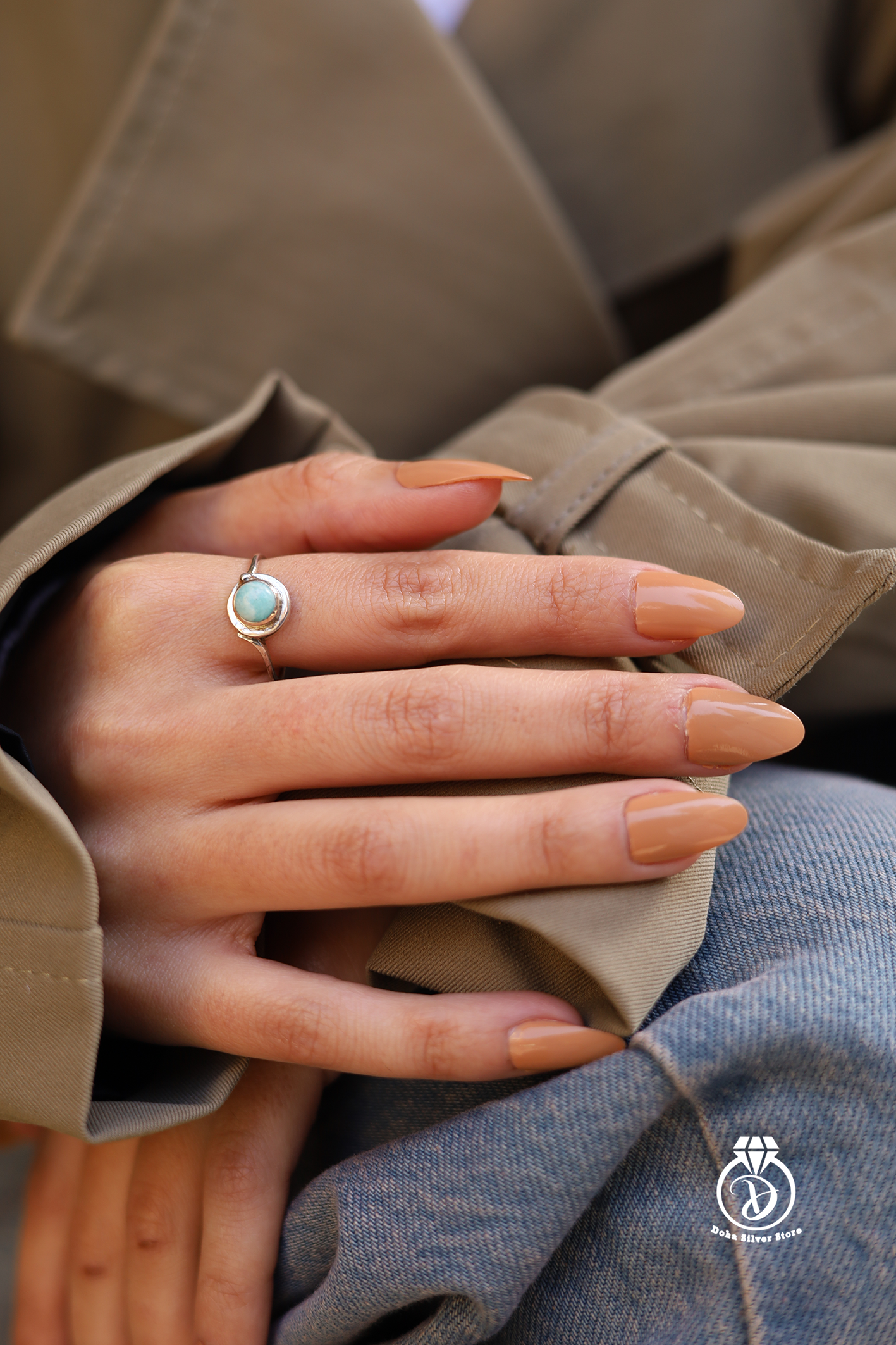 Amazonite Stone Ring