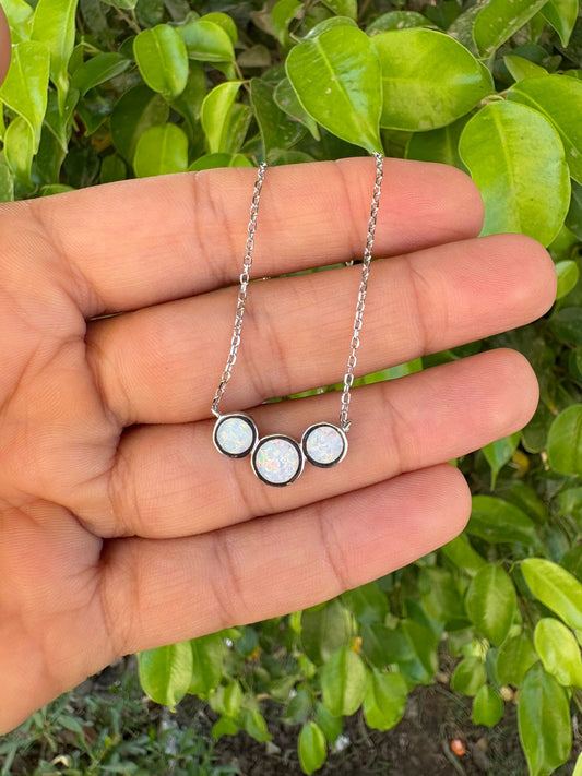 Triple Circles Necklace