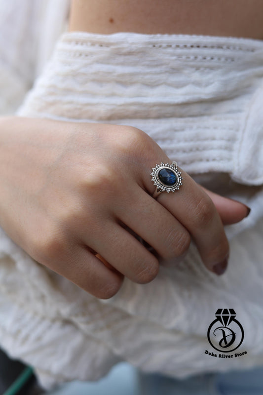 Labradorite Stone Ring