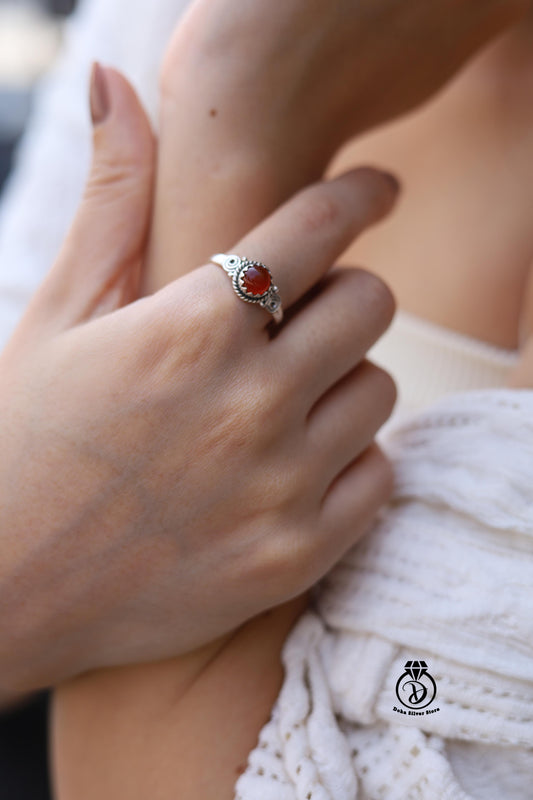 Carnelian stone Ring