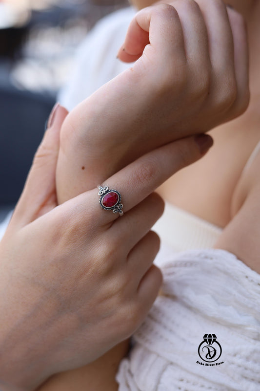 Ruby stone Ring