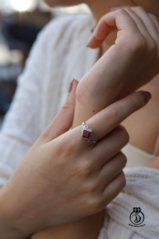 Ruby stone Ring
