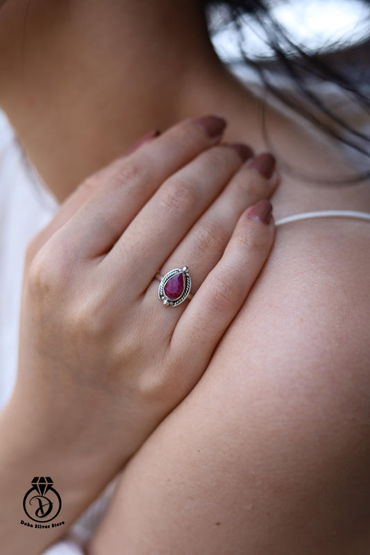 Ruby stone Ring