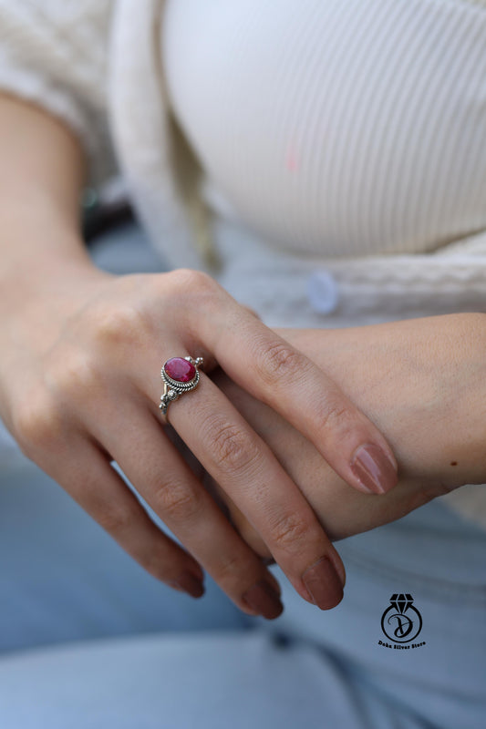 Ruby stone Ring