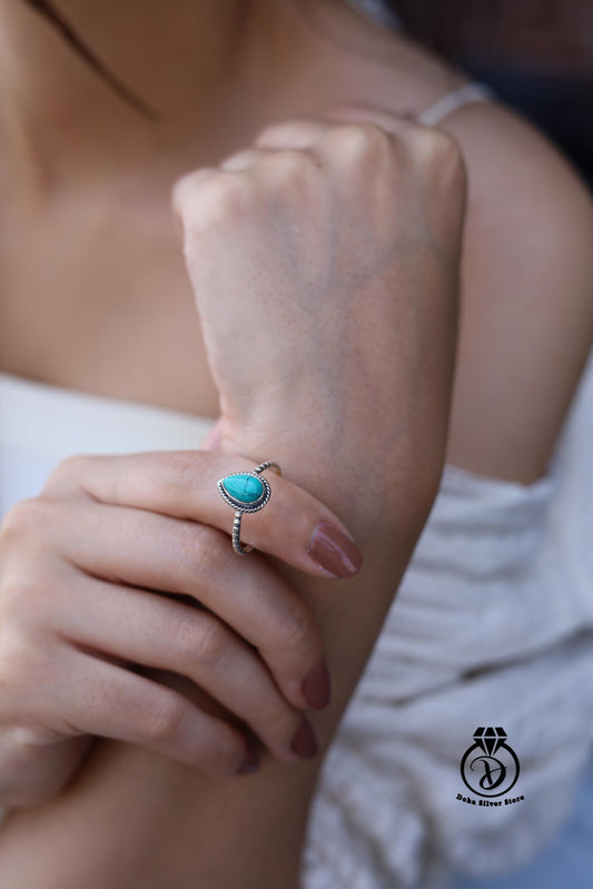 Turquoise stone Ring