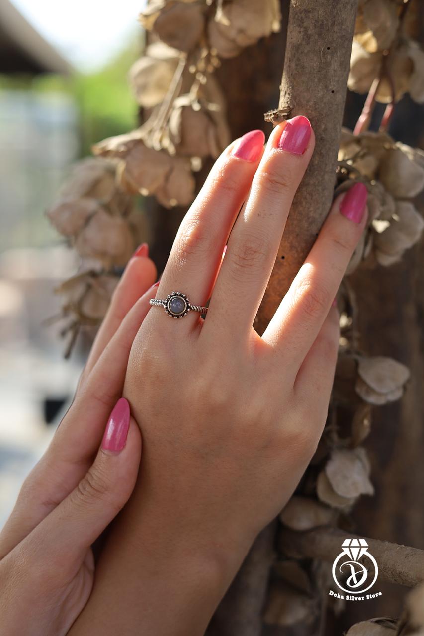 Labradorite Stone Ring