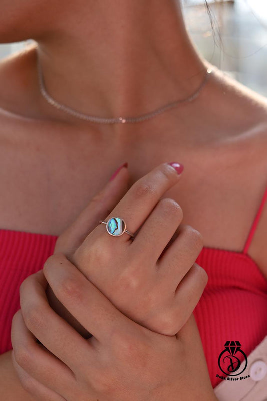 Abalone shell Ring