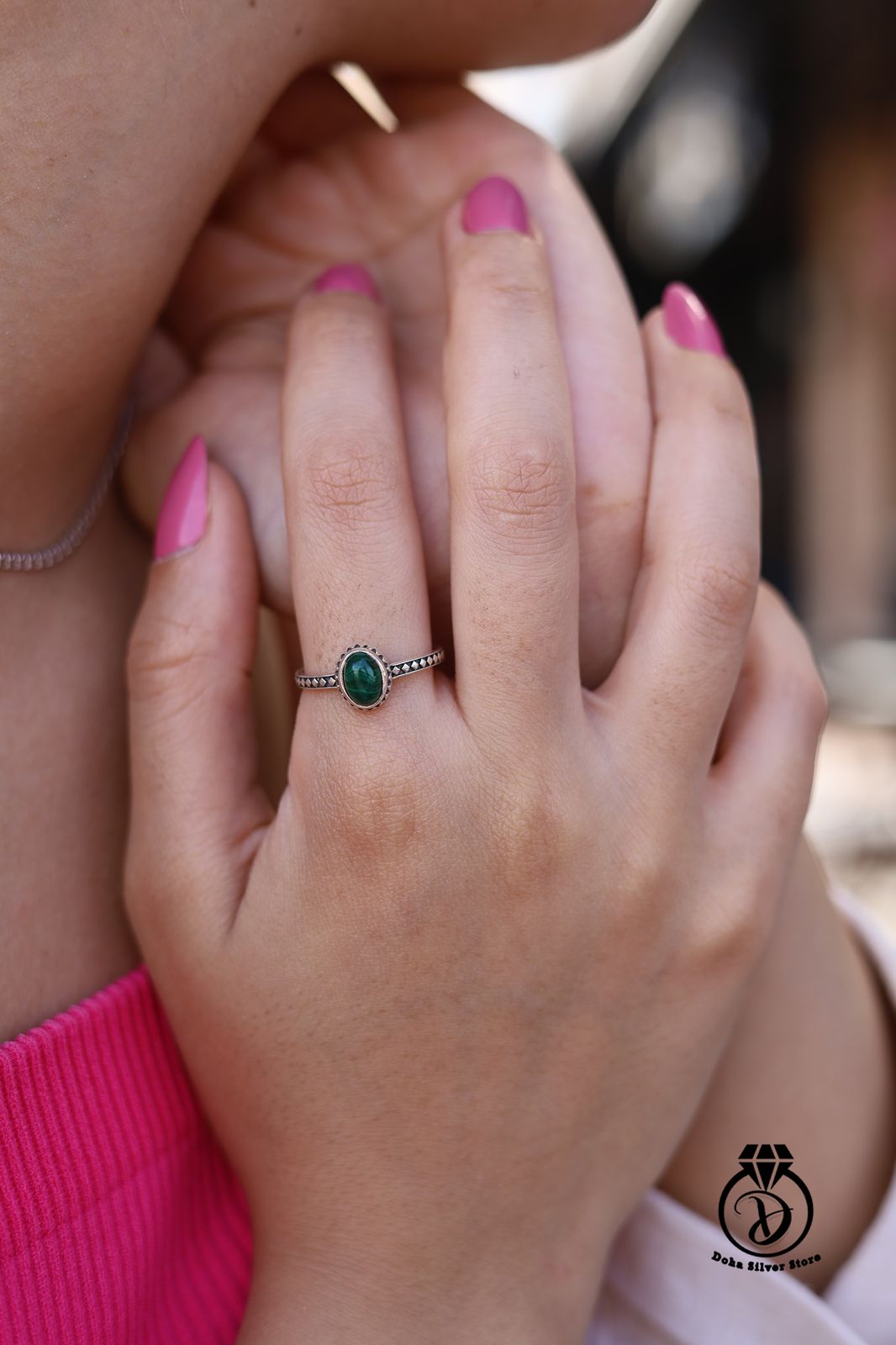 Malachite Stone Ring