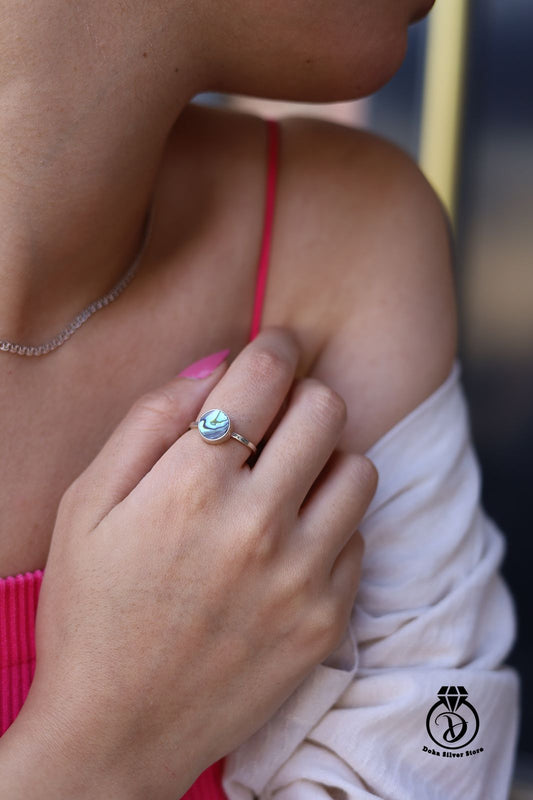 Abalone shell Ring