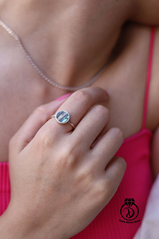 Abalone shell Ring