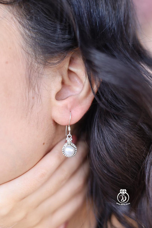 Pearl Stone Earring