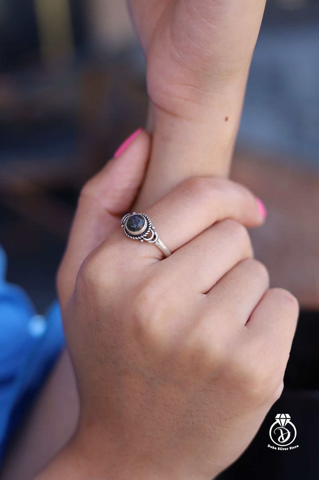 Labradorite Stone Ring