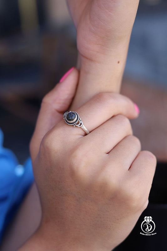 Labradorite Stone Ring