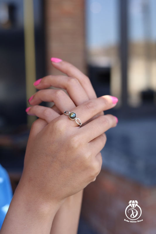 Labradorite Stone Ring