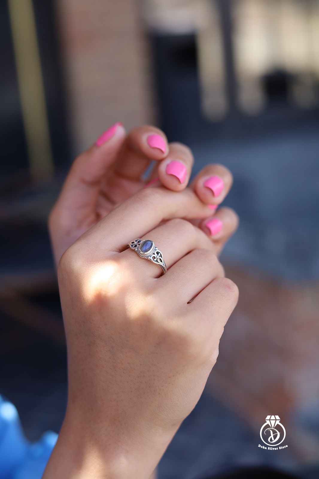 Labradorite Stone Ring