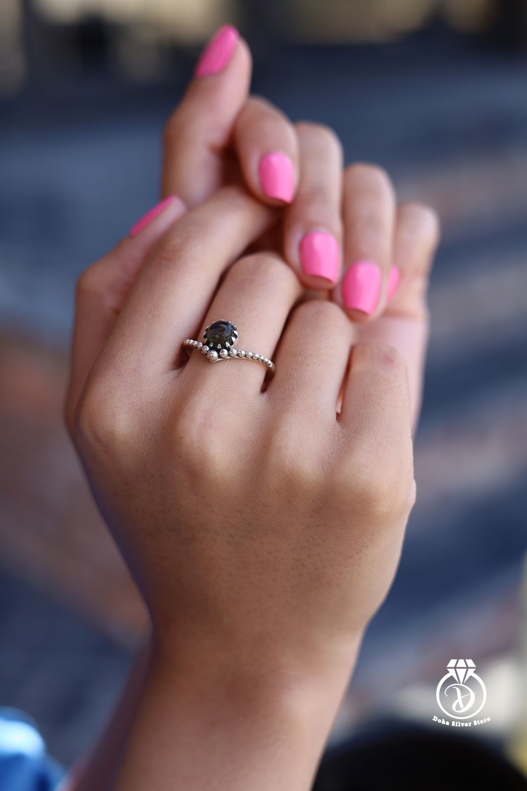 Labradorite Stone Ring