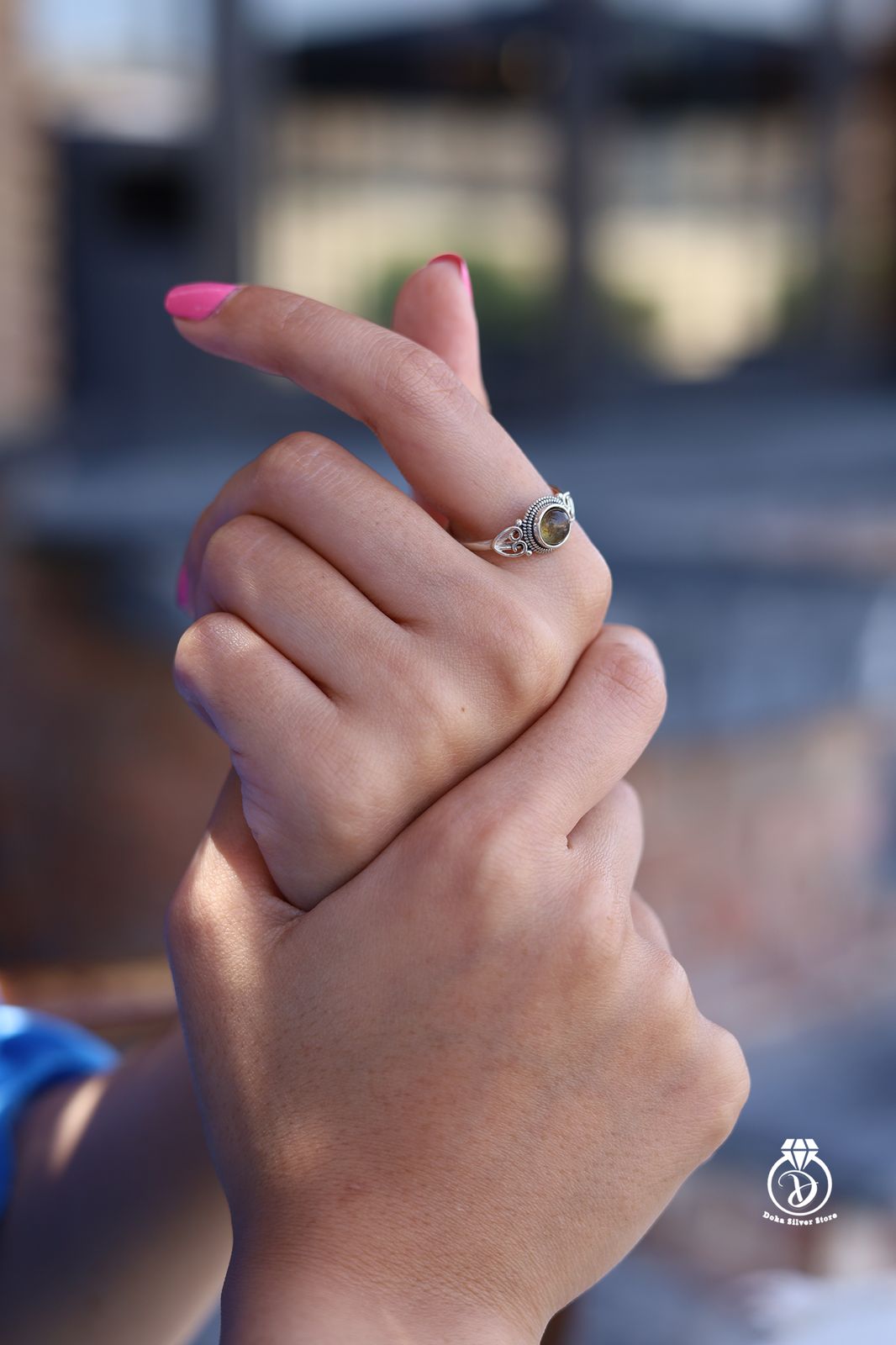 Labradorite Stone Ring