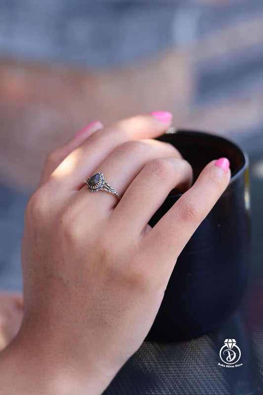 Labradorite Stone Ring