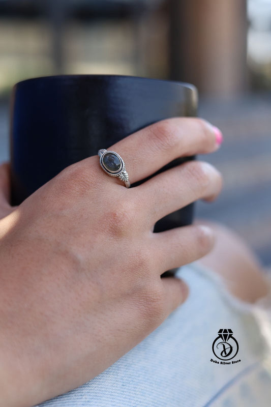 Labradorite Stone Ring