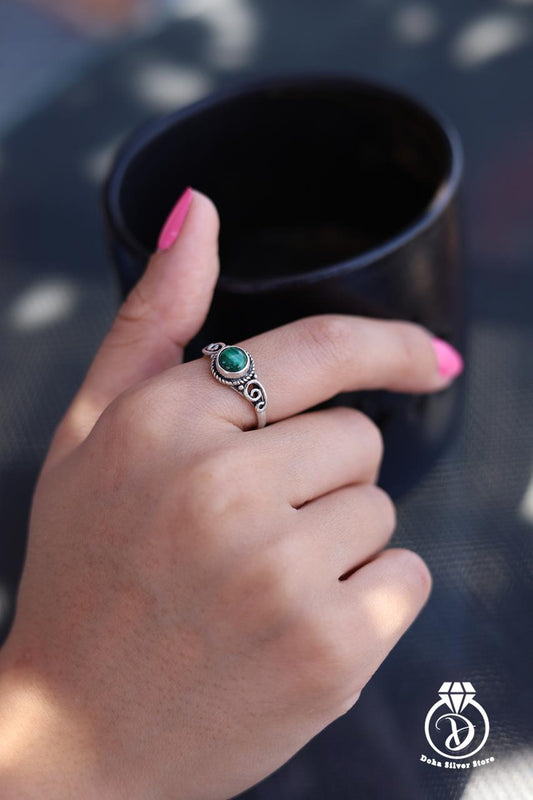 Malachite Stone Ring