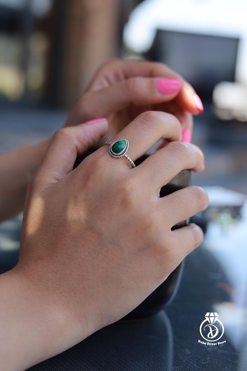 Malachite Stone Ring