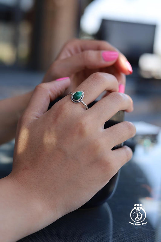 Malachite Stone Ring
