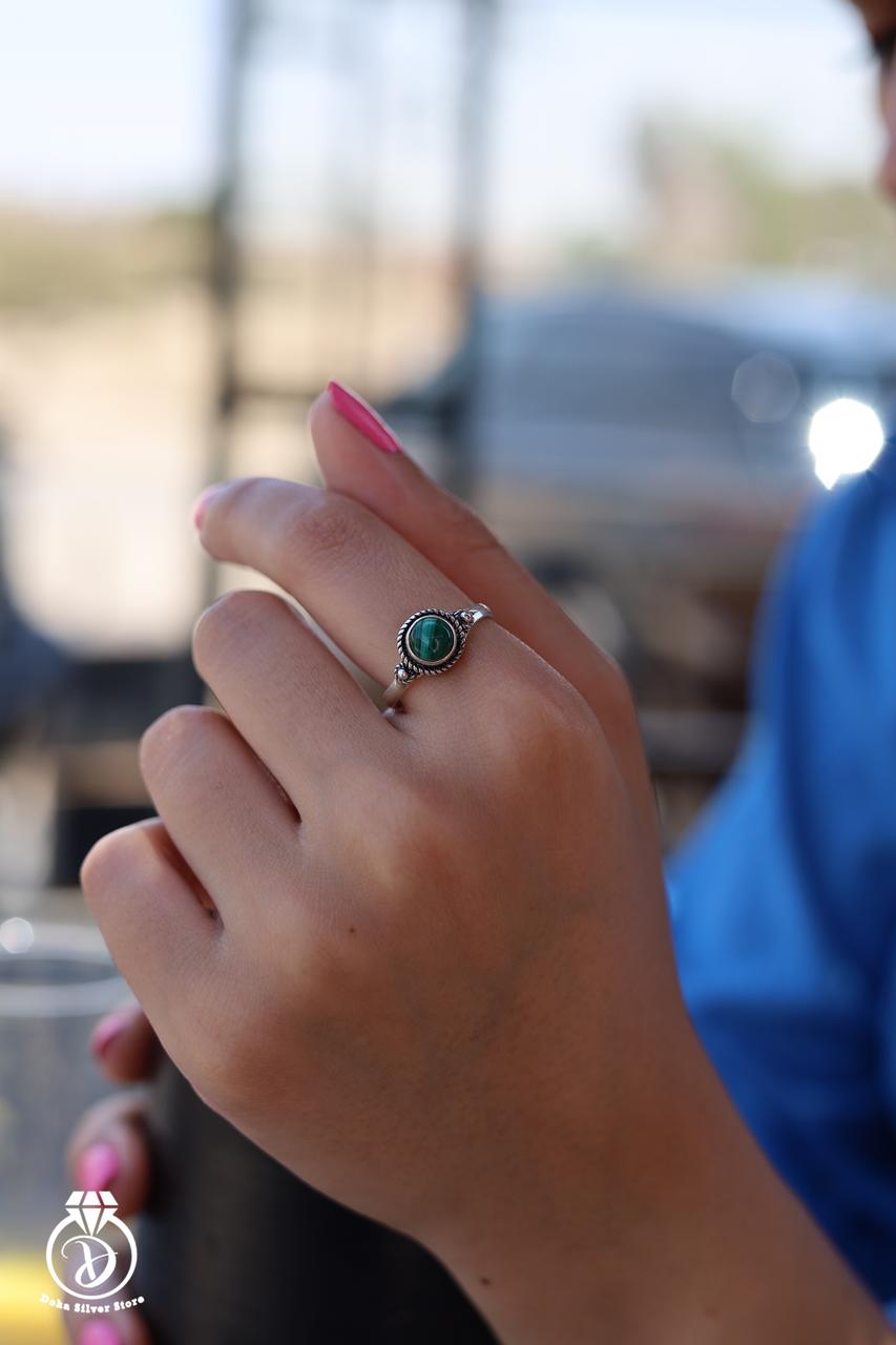 Malachite Stone Ring