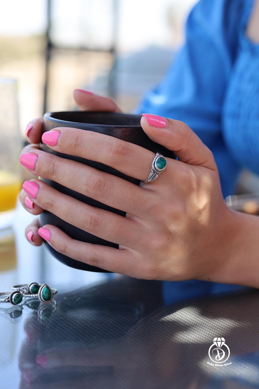 Emerald Stone Ring