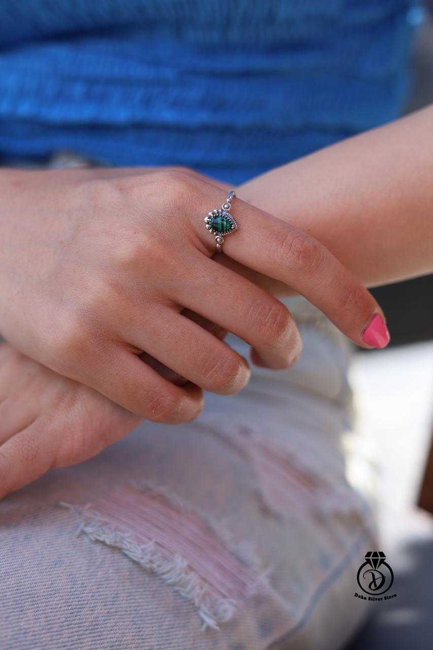 Malachite Stone Ring