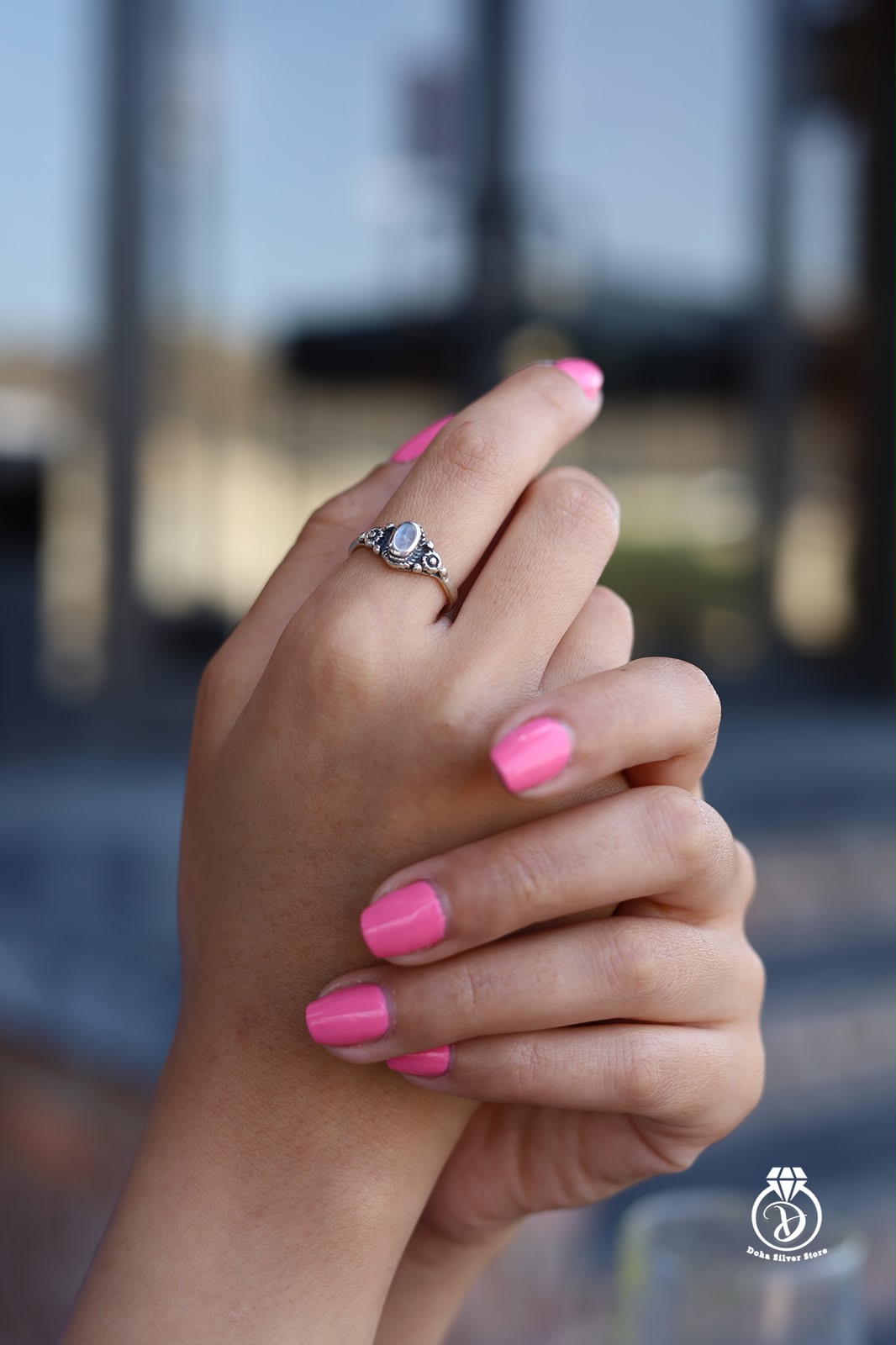 Moon Stone Ring