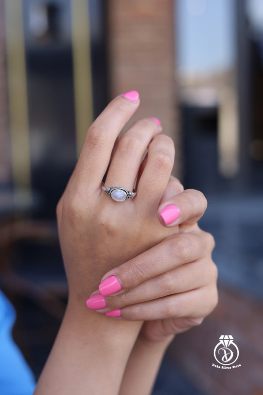 Moon Stone Ring