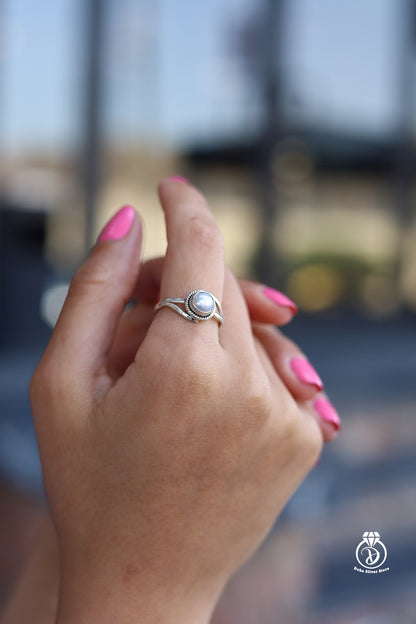Pearl Stone Ring