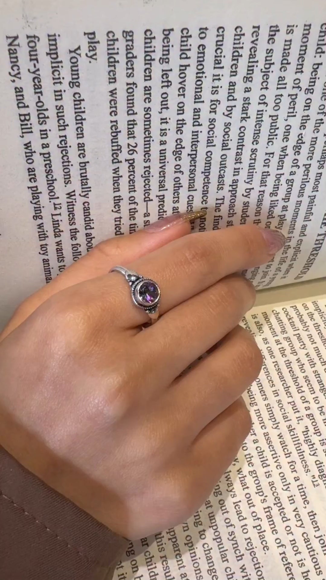 Amethyst Stone Ring