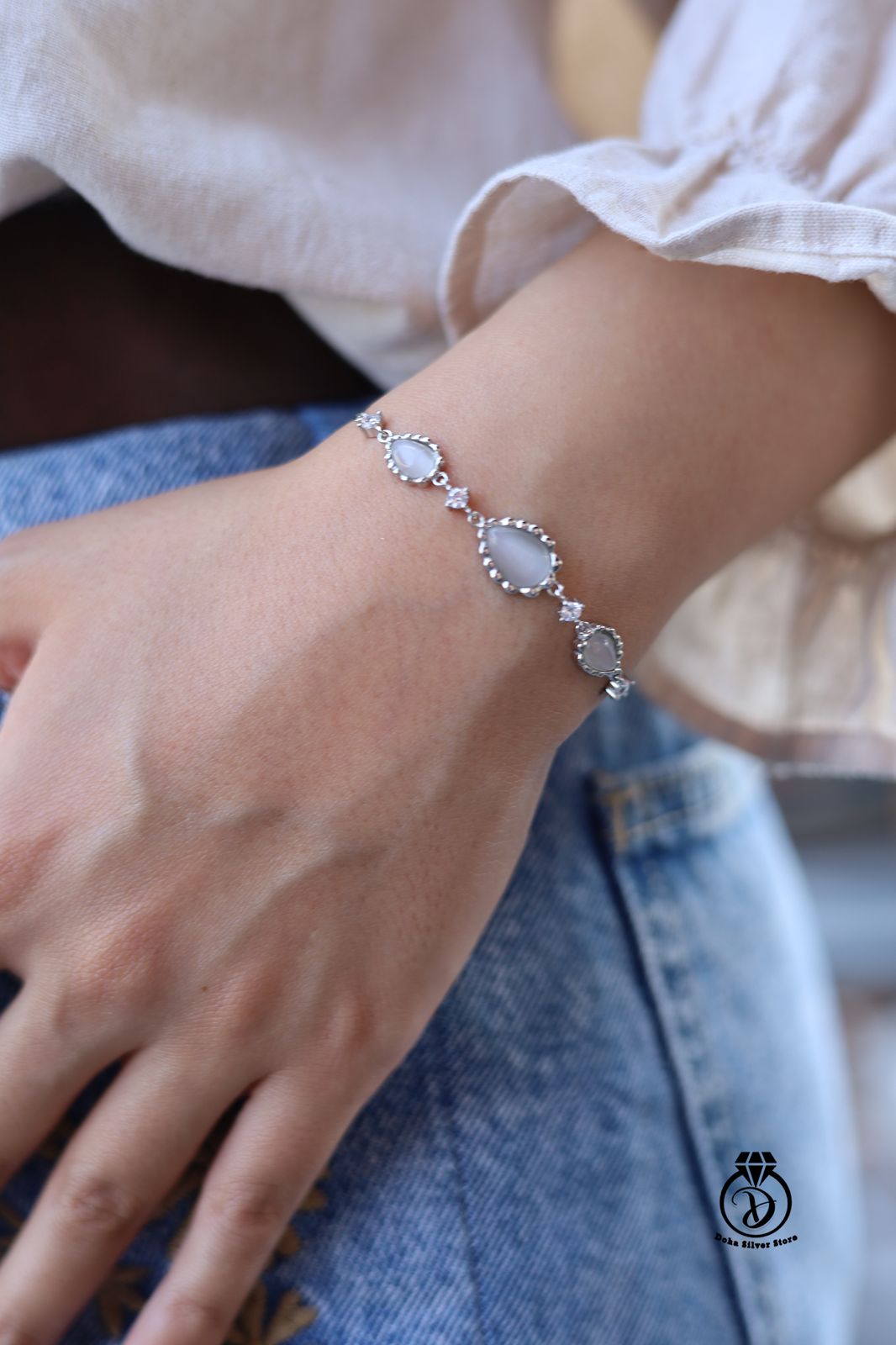 White Shell Stone Bracelet